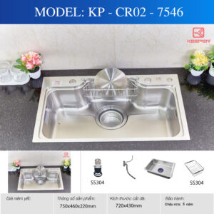 CHẬU RỬA KP - CR02 - 7546