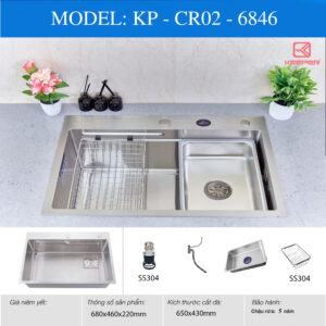 CHẬU RỬA KP – CR02 – 6846