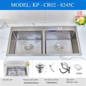 CHẬU RỬA KP - CR02 - 8245C