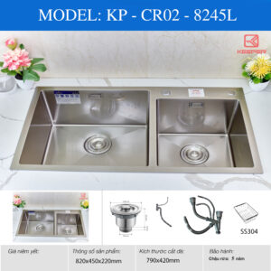 Chậu rửa bát KP - CR02 - 8245L