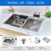 Chậu rửa bát KP - CR04 - 8245L