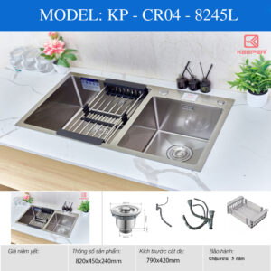 Chậu rửa bát KP - CR04 - 8245L