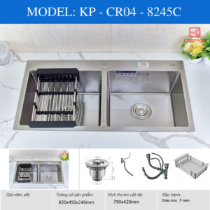 Chậu rửa bát KP - CR04 - 8245C